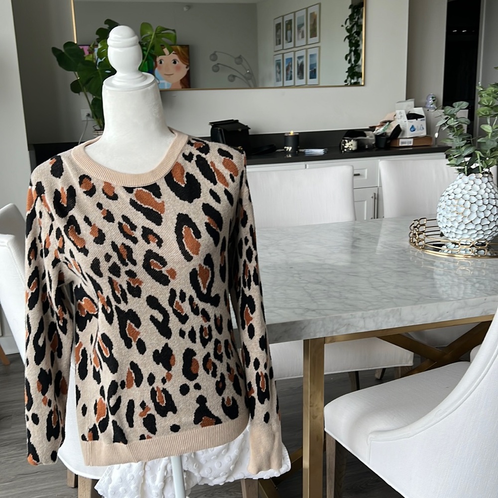 Cheetah print sweater from target